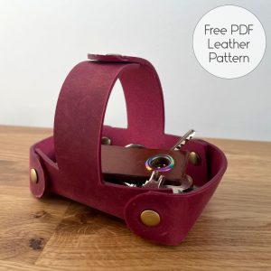 Mini Basket Free Leather Pattern