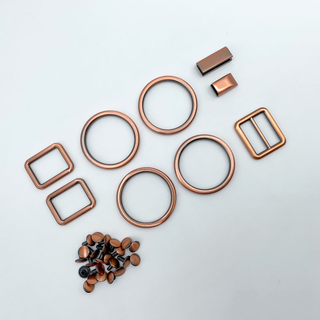 Brushed Copper Hardware