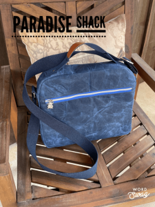Kedemoth Messenger Bag made in waxed canvas by Paradise Shack