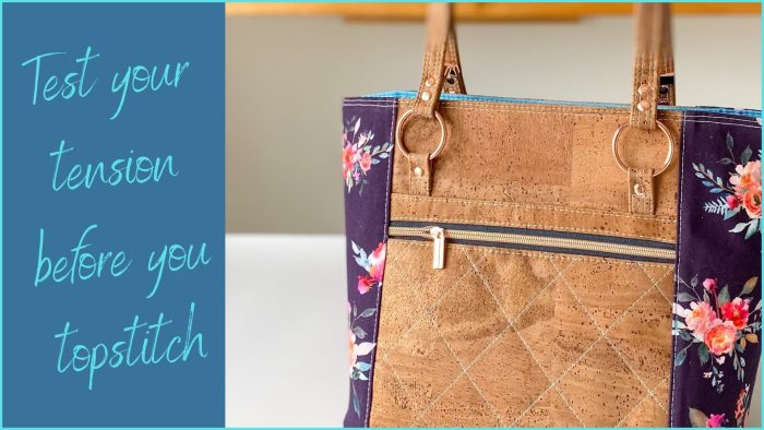 Test Your Tension Before You Topstitch