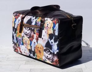 Travel Light Duffel Bag made by Sew Honey Bea