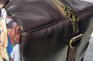 Travel Light Duffel Bag made by Sew Honey Bea 2
