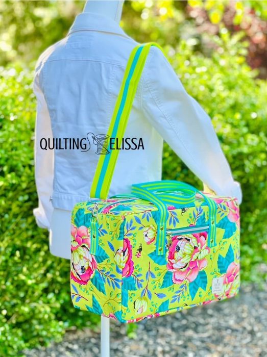 Travel Light Duffel Bag made by Quilting Elissa