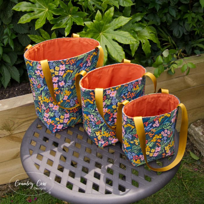 My First Tote Sewing Pattern by Country Cow Designs