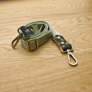 webbing bag strap with cork