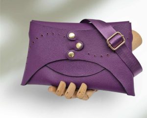 No Sew Clutch Leather Pattern made by Haliza Mushirah Mohd Yusuf