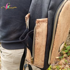 expanding pocket two faced backpack