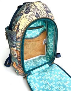 Two Faced Backpack made by Barabooboo Designs