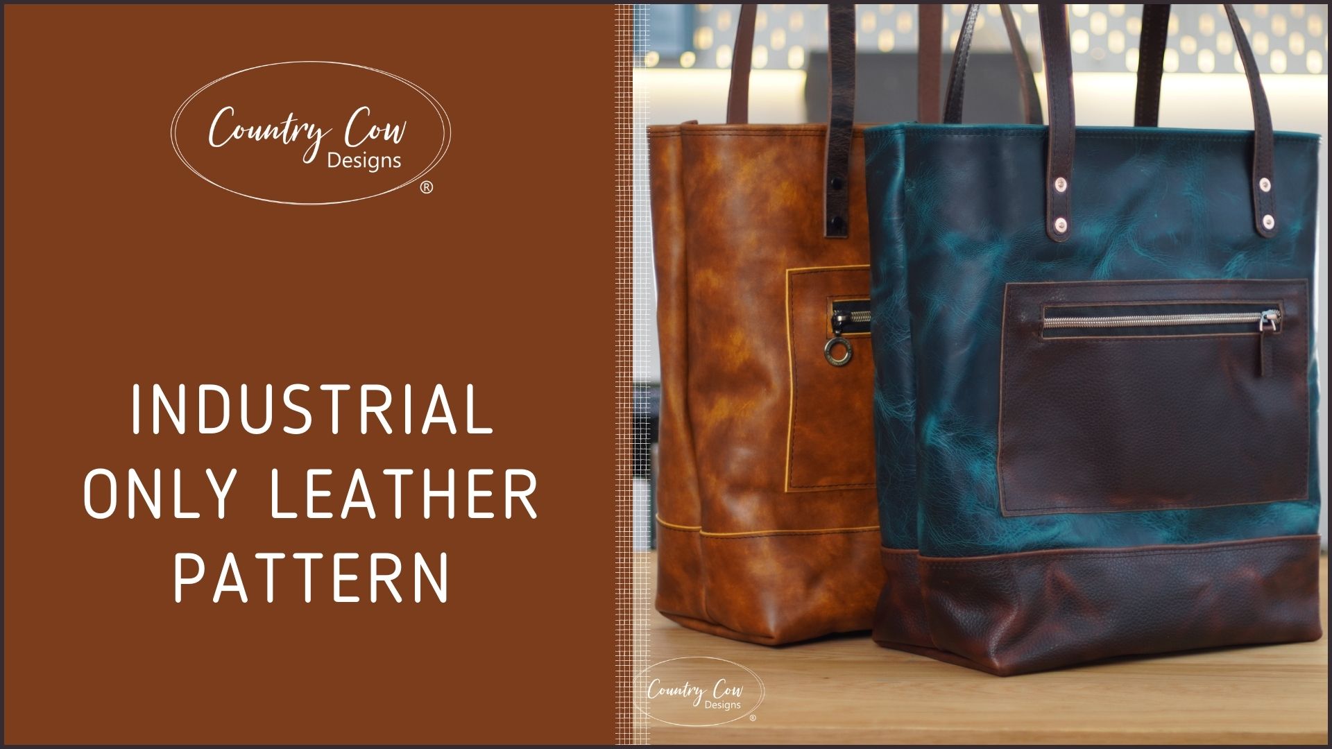 Industrial only leather pattern