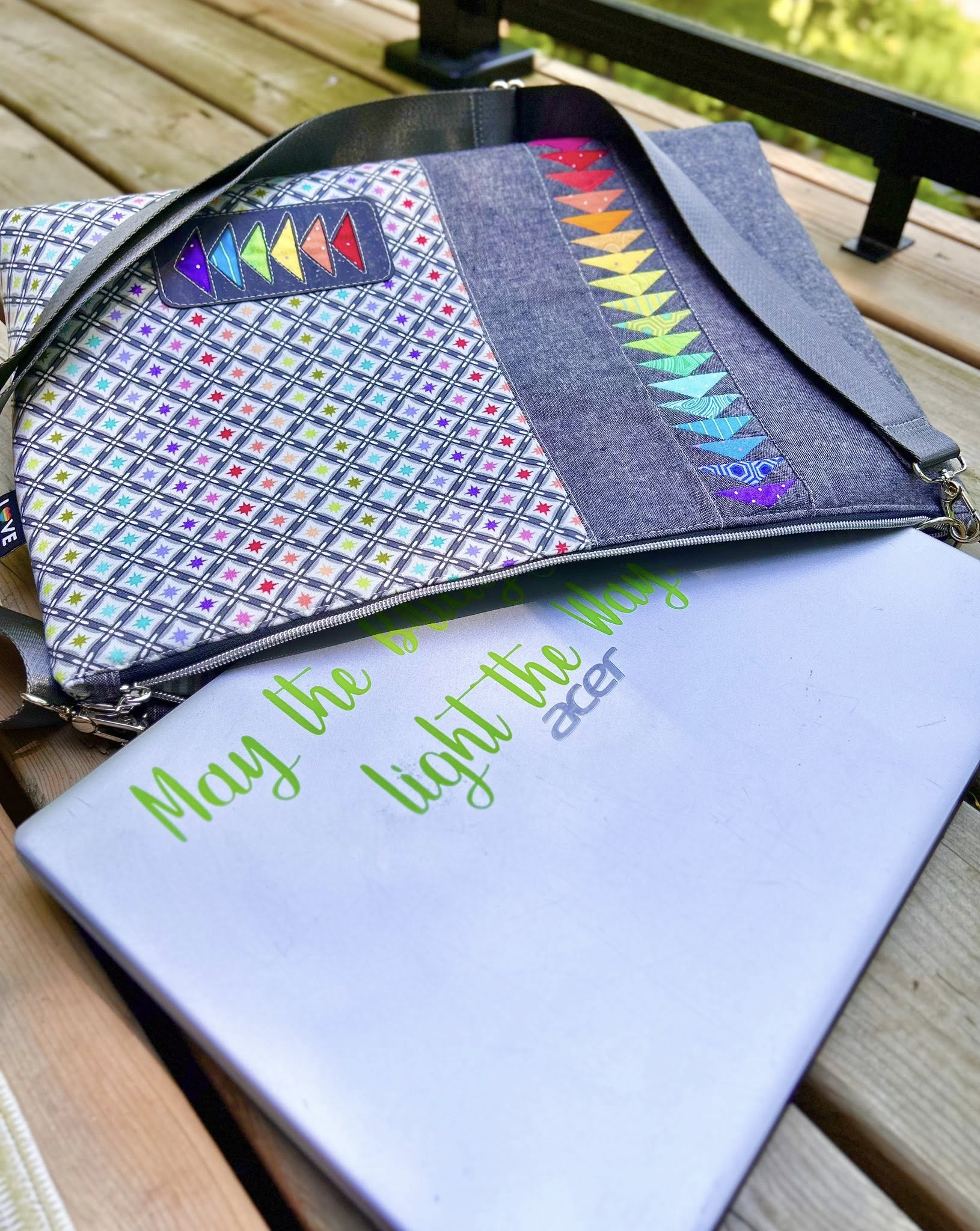 The Ankor Laptop Bag - Sewing Pattern - Country Cow Designs Blog