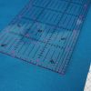 Metric ruler quilting close up