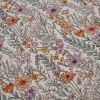 Water resistant cotton canvas with a wildflower print design