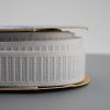 White Woven Non Roll Elastic