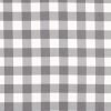 Grey Check Water Resistant Cotton Canvas