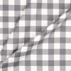 Grey Check Water Resistant Cotton Canvas