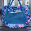 Printed Vinyl 1/2m Pre-cut - Blue Floral