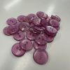 18mm Glitter Mauve Buttons