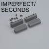 IMPERFECT 25mm Black Strap Ends