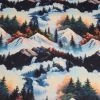 Canvas - Cloudy Mountains