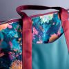 Printed Vinyl 1/2m Pre-cut - Blue Floral