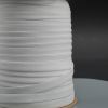 12mm (1/2") Braided White Elastic