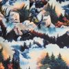 Canvas - Cloudy Mountains