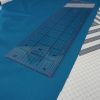 Metric quilting ruler