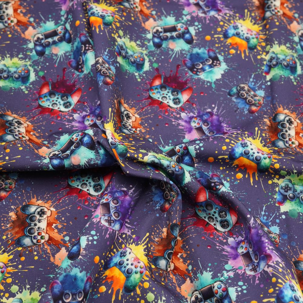 Colourful Balloon Print Fabric