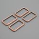 copper rectangle ring