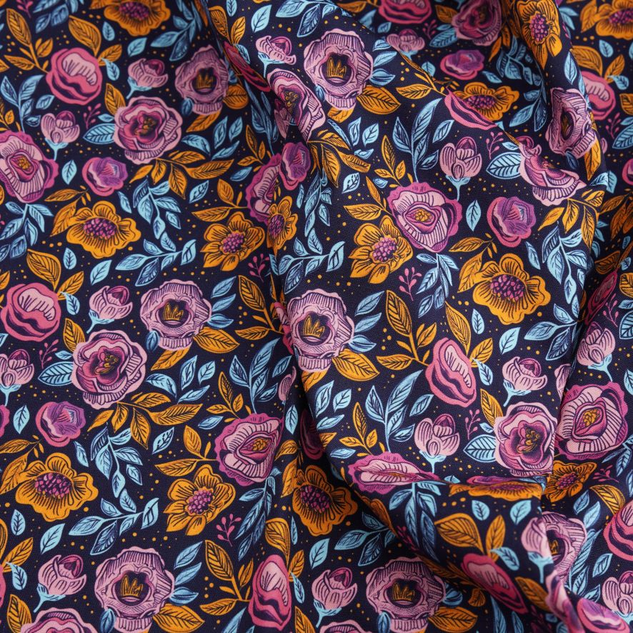 Retro Roses - Canvas