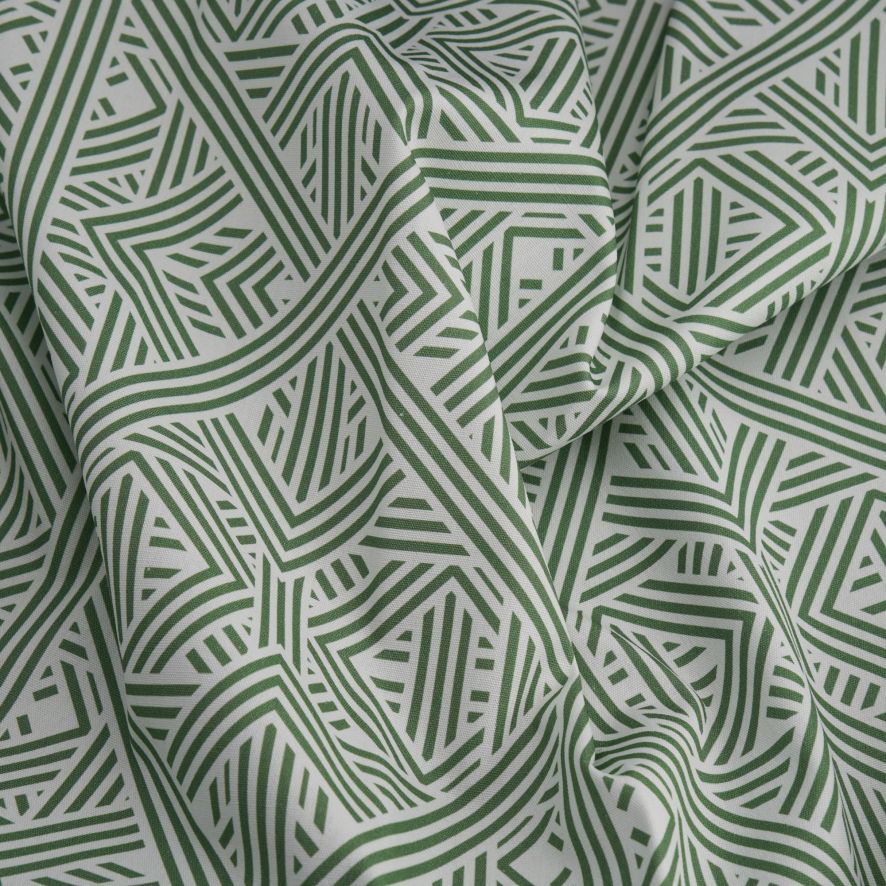 Green Geometrics - Canvas