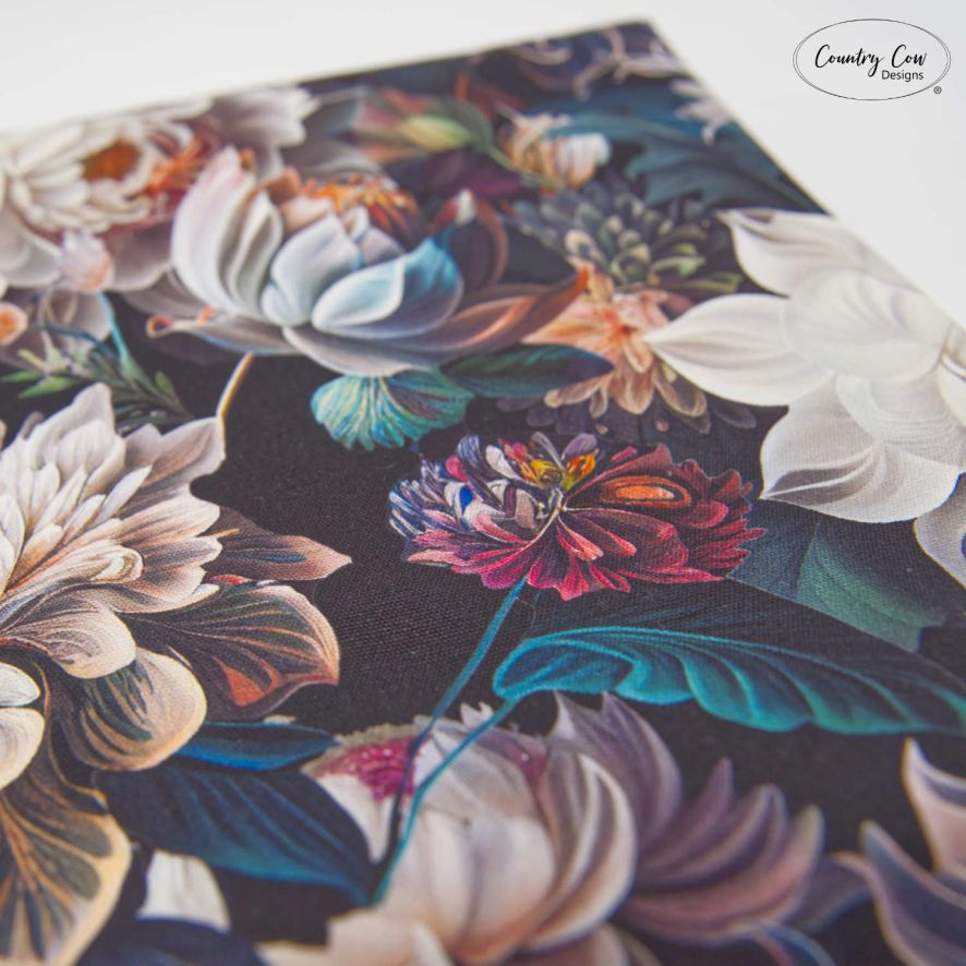 PRE-ORDER Dark Florals - Canvas
