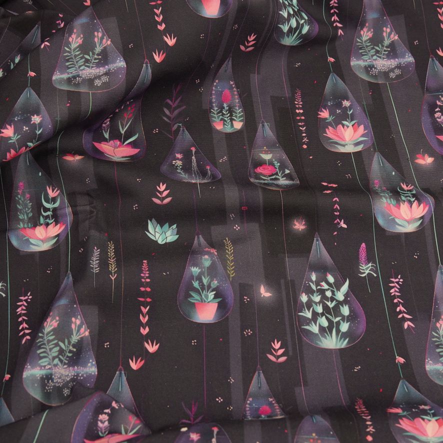 Printed Vinyl 1/2m Pre-Cut - Teardrop Planters