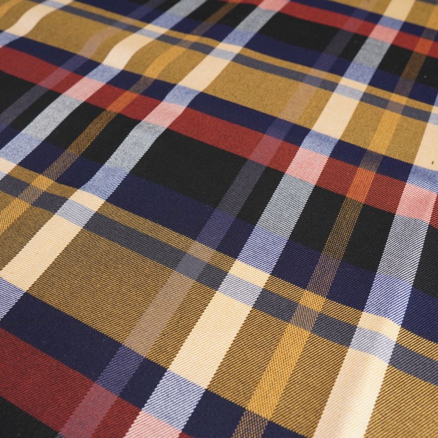 Navy Tartan Check
