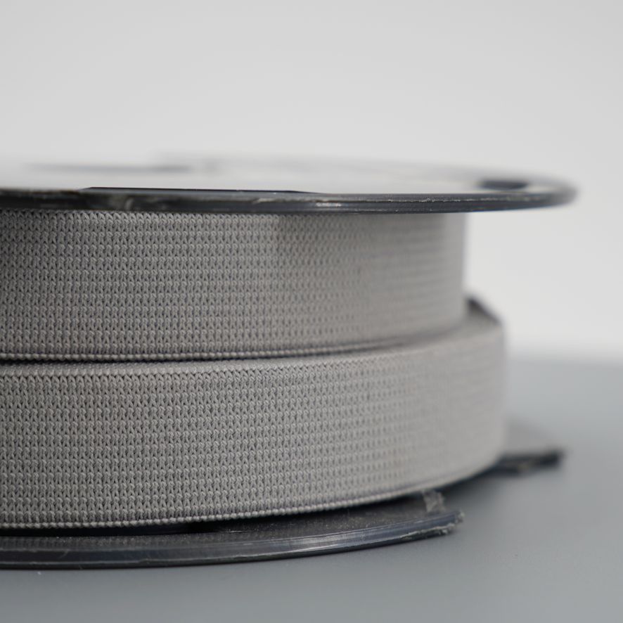 20mm (3/4") Grey Flat Elastic