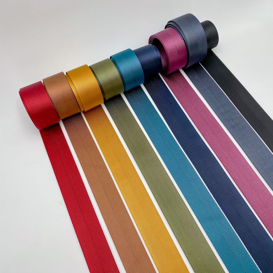 25mm 1 Nylon Webbing Country Cow Designs