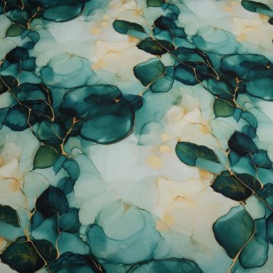 PRE-ORDER Inky Green Flowers