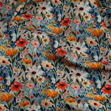 Multicolour Widlflowers - Canvas