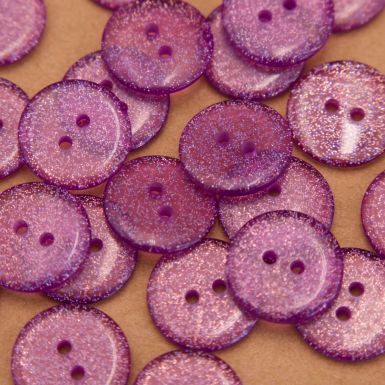 Pink buttons with gold flecks