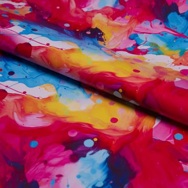 Pre-Cut Rainbow Splatter Vinyl 1.0mm Thick