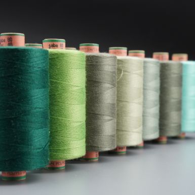 Amann Tex 40 threads in various green