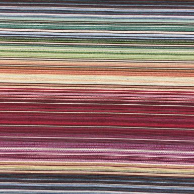 Rainbow Stripes - Luxury Weight Tapestry Fabric