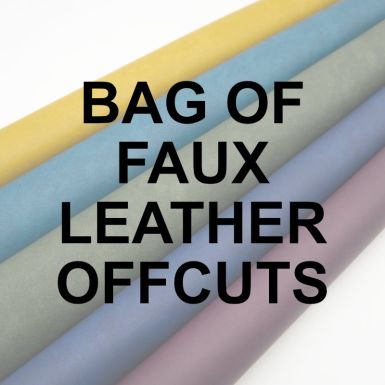 Bag of Offcuts - Luxury Faux Leather - Mora