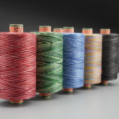Amann tex 40 thread in variegated colours
