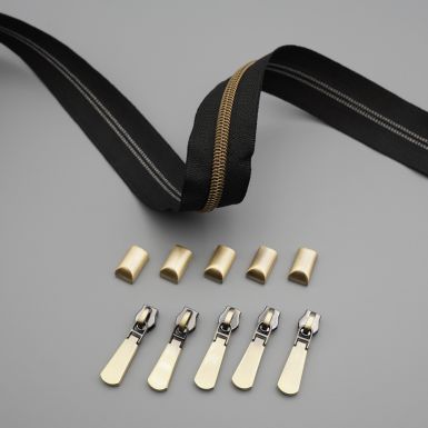 Brushed Brass Zip Starter Kit