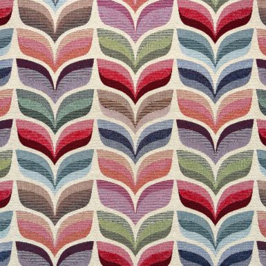 Rainbow Hugging Leaves - Luxury Weight Tapestry Fabric