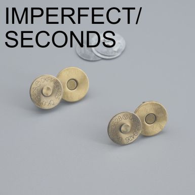 IMPERFECT 18mm Brass Magnetic Snaps