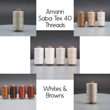 Saba Tex 40 Threads - Whites and Browns