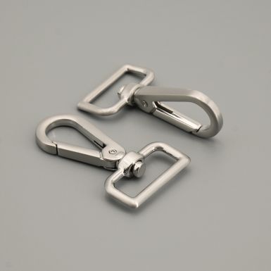 IMPERFECT 25mm (1") Swivel Hooks Brushed Silver