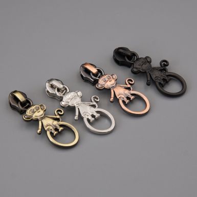 Metal monkey zips